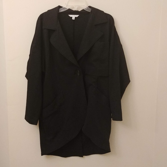 CAbi | #994 Lisbon Topper Coat Cardigan Charcoal - Picture 2 of 7